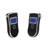 LCD Digital Display Breathalyzer Alcohol Tester Professional Police AT-818 Alcohol Tester Breathalyzer Drink Driving Analyzer