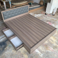 [Freeship HCM] Giường ngủ bọc nệm gỗ MDF 2 hộc kéo CPX-G46 Hiện đại 1m8x2m đẹp
