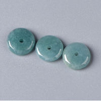 Natural Icy Blue Water Jade Accessories