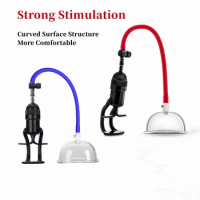 Vaginal Clitoral Suction Manual Suction Nipple Stimulator with Suction Cup Vacuum Massager Clitoral Suction Adult Sex Toys