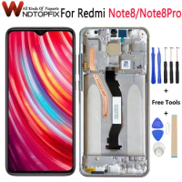 6.3" For Xiaomi Redmi Note 8 Note8 LCD Display Touch Screen Digitizer Assembly Replacement 6.53" For Redmi Note 8 Pro LCD Screen