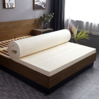 UVR Natural Latex Tatami Mattress Bedroom Foldable Massage Mattress Home Antibacterial Bed Cover King Size Double Full Size