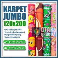 KARPET SPON JUMBO 120X200 / Tikar Lantai alas kasur spon waterproof