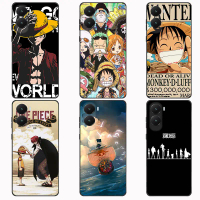 For เคส Xiaomi Poco M7 4G Case การ์ตูน One Piece Soft Black TPU เคสซิลิโคน โทรศัพท์มือถือ เคส
