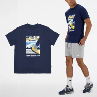 【NEW BALANCE】短袖 Sport Essentials Triathlon Tee 男款 藍 棉質 短T NB(MT41594NNY)