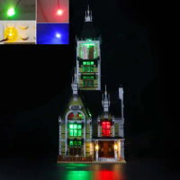 USB Light Set For LEGO 10273 Creator Fair-ground Collection Haunt-ed Hou-se Building Blocks-(NOT Include LEGO Model)
