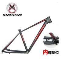 MOSSO Mountain Bike Frame 27.5inch Aluminum Alloy Frame Barrel Axle Frame Bicycle Accessories