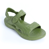 母子鱷魚 -官方直營-氣墊輕量運動涼鞋-軍綠(超值特惠 售完不補)