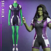 She Hulk Attorney at Law Cosplay Superhero Jennifer Susan Walters Costume Women Spandex Zentai Suits Halloween Costume Bodysuit