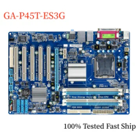 For Gigabyte GA-P45T-ES3G Motherboard P45 LGA 775 DDR3 ATX Mainboard 100% Tested Fast Ship