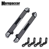 MEREPACCOR 2pcs Trx4 Metal Pedal Side Board For 1/10 Rc Crawler Traxxas Trx-4 Trx 4 Upgrade Parts