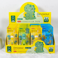 Correction Tape Dinosaur 6mm – Tip Ex | Cortape Karakter Dino Lucu RANDOM | PET Correction Tape CT-0