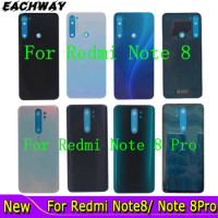 New For Xiaomi Redmi Note 8 pro Battery Cover Back Glass Panel Rear Housing Case For Redmi Note 8 Pro Back Battery Cover Door