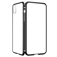iPhone X XS 金屬全包覆 磁吸雙面玻璃 手機保護殼