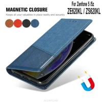 Vintage Flip Magnetic Leather Case For Asus Zenfone 5z ZS620KL Fundas Coque Wallet Book Stand Zenfone 5 ZE620KL Cover Phone Bag
