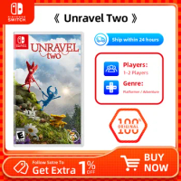 Nintendo Switch Game - Unravel Two - Games Cartridge Physical Card Adventure for Nintendo Switch OLED Lite