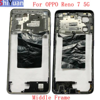 Phone Housing Middle Frame Center Chassis Cover For OPPO Reno 7 5G Middle Frame Replacement Repair Parts