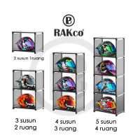 Rak HELM 5 Susun Multifungsi Portable 5 tingkat