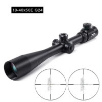 10-40x50 Long Range Riflescope Side Wheel Parallax Optic Sight Rifle Scope Hunting Scopes Sniper Luneta Para Rifle