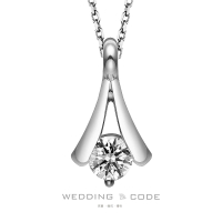 【WEDDING CODE】PT950鉑金 20分鑽石項鍊 14A054020(天然鑽石 618 禮物)