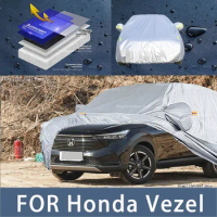 For Honda Vezel Outdoor Protection Full Car Covers Snow Cover Sunshade Waterproof Dustproof Exterior Car accessories
