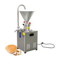 Production 30-50 kg per hour small peanut butter making machine production line / tahini colloid mill