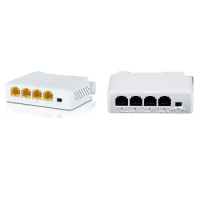 1 To 3 Port Poe Extender Poe Repeater IEEE802.3Af For IP Transmission Extender For POE Switch NVR IP Camera Easy To Use