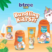 [BUNDLING KIDS SET] BFREE KIDS Set Shampoo Conditioner 2in1 + Spray Cologne + Sunscreen Lotion + Sho