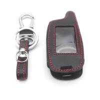 New A9 Leather Key Case for Starline A9 A6 A8 A4 LCD Way Car Remote 2 Way Alarm auto system
