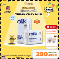 Combo 2 Bịch- Bỉm Thuần Chay MILK Nội Địa Malaysia Cao Cấp Siêu Thấm Hút, Siêu Mềm, An Toàn Cho Bé-M