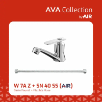 AER - Bundling Kran Wastafel Keran AVA W 7A Z & AIR Selang Air Fleksibel SN 40 SS