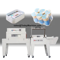 Mineral Water Bottles Manual L Type Sealer Shrink Wrapping Machine