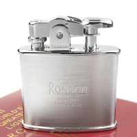 【RONSON】Standard系列-燃油打火機(緞銀款)