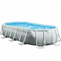 Hot Sale INTEX 26798 610cmx305cmx122cm Above Ground Oval Frame Swimming Pool