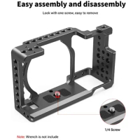 SmallRig Camera Cage Rig for Sony A6500 Cage for Sony A6300/A6000/A6500 Nex-7 Camera with Shoe Mount Thread Holes 1661