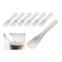 【KAI 貝印】鋁製冰淇淋匙 冰淇淋湯匙 湯匙 冰淇淋匙 快速 導熱(平行輸入 一組七入 一大六小)