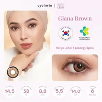 Softlens Mite Clair - Giana Brown