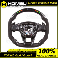 Real Carbon Fiber Steering wheel for mercedes benz GLA Class X156 GLA45 GLA200 GLA300 GLA180