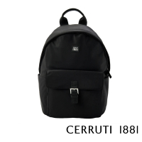 【Cerruti 1881】義大利頂級後背包(黑色 CEZA06658N)