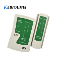 kebidumei RJ45 RJ11Cat5 Cat6 LAN Cable Tester Handheld Network Cable Tester Wire Telephone Line Detector Tracker Tool kit
