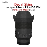 Sigma 24 1.4 E Mount Lens Protective Film Premium Decal Skin For Sigma 24mm F1.4 DG DN E Mount Lens Protector Wrap Cover Sticker