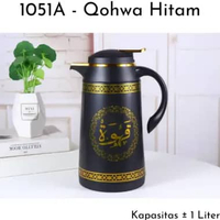 [Mr J] Teko Vacuum / Termos Vacuum Jug 1L Tahan Air Panas dan Dingin Thermos Jug Arab Qohwa Syahi 10