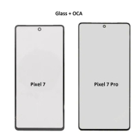 Touch Panel Glass Replacement with OCA Glue For Google Pixel 7 6 Pro 5 5A Front Outer Glass Lens Cover
