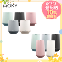 【WOKY 沃廚】360°輕芯鈦瓷易潔層單蓋保溫保冷杯250ml+500ml(帽子杯-附密封蓋)