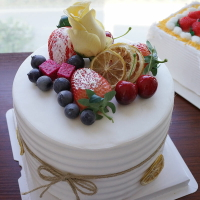 新款網紅水果蛋糕模型仿真 創意可定制櫥窗樣品假生日蛋糕
