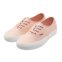 (女)VANS Authentic 編織素色休閒鞋*粉膚VN0A38EMVKP