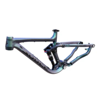 SODCE-Bicycle Frame, Enduro DH Bike Frames, Aluminum Mountain Bike, Full Suspension, 27.5er Boost, ROCKSHOX DNM, Down Hill Bike