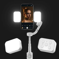 Magnetic LED Fill Light for DJI Osmo Mobile 6/OM5/4/SE/Zhiyun SMOOTH4/5 /Feiyu Vimble 3 Handheld Gimbal Stabilizer Accessories