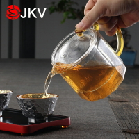 錘紋玻璃煮茶壺功夫泡茶壺單壺茶杯家用過濾耐熱電陶爐燒水壺茶具