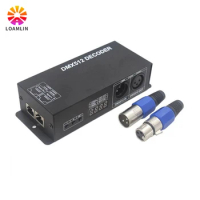 4CH RGBW DMX 512 Decoder Led Controller 4 Channel * 4A for LED Strip Light DC12-24V